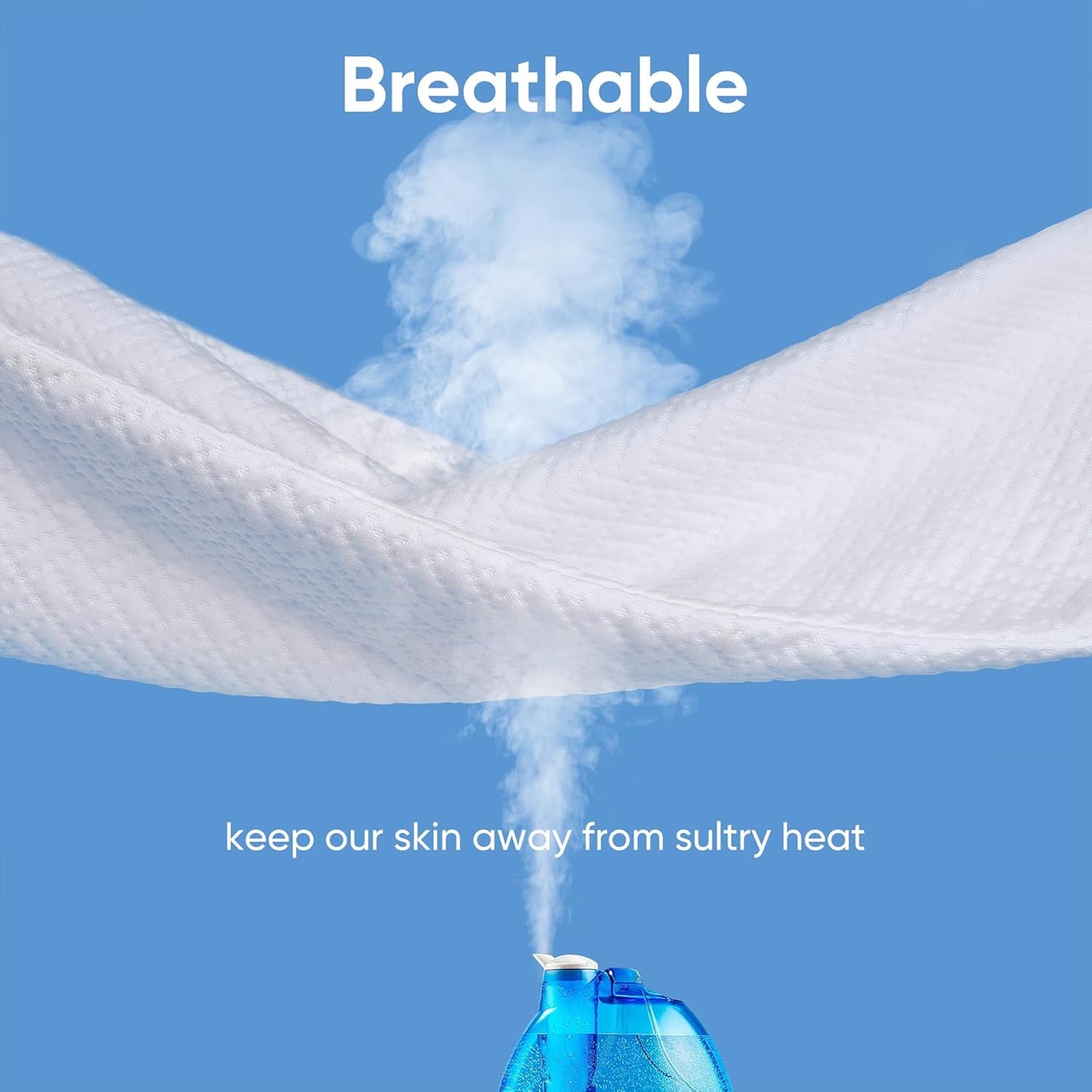 Cooling Waterproof Mattress Protector Twin Size, Mattress Cover 3D Air Fabric Mattress Pad Cover Smooth Soft Breathable Noiseless, 8''-21'' Deep Pocket