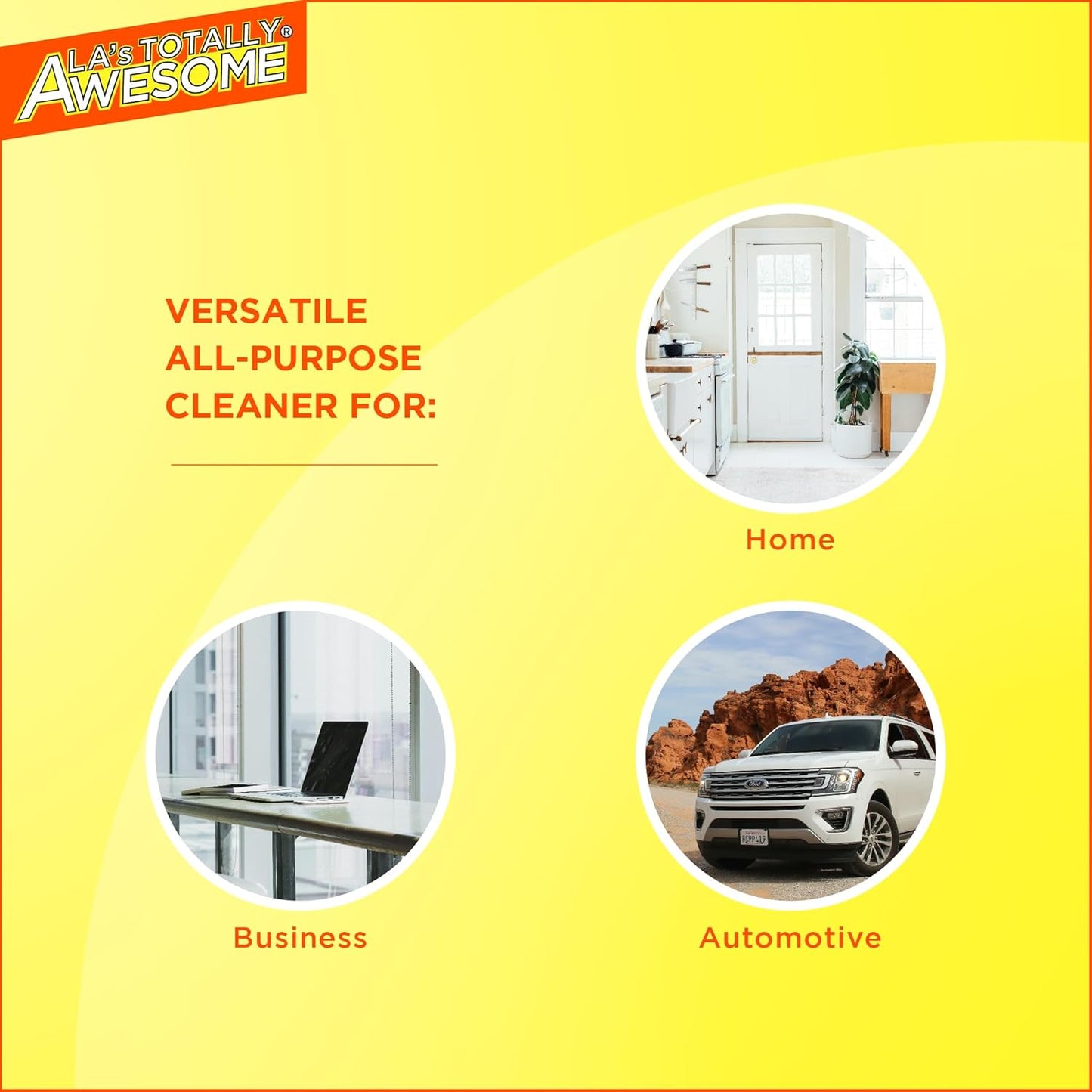 La's Totally Awesome All Purpose Cleaner Refill – 128oz (Pack of 2) Concentrated Multipurpose Cleaner & Heavy Duty Degreaser for Home, Kitchen, Bathroom, Floors, Spray Bottles & More