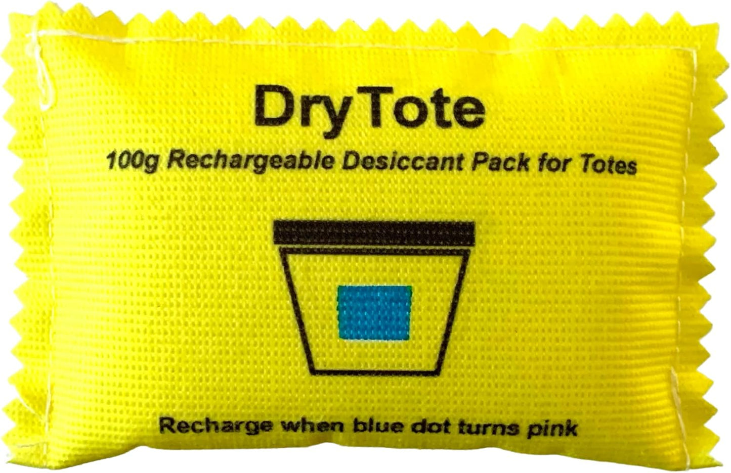 100g Rechargeable Desiccant Pack - Moisture Absorbing Bag - Silica Gel Desiccant Dehumidifier for Storage Bins and Totes