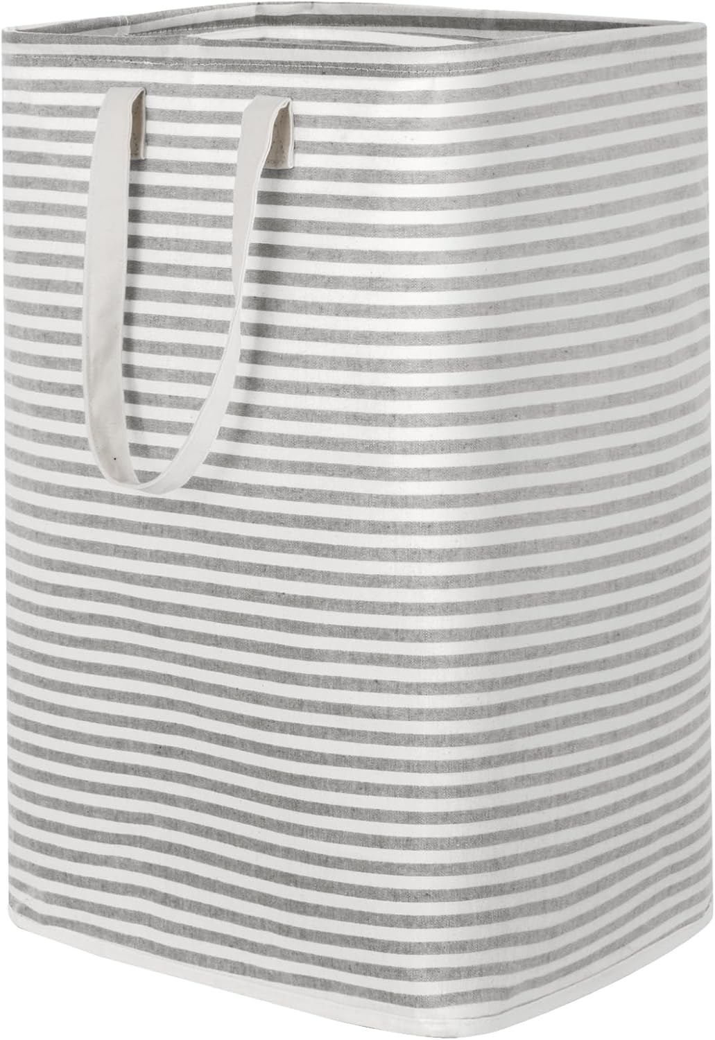 Lifewit Laundry Hamper Large Collapsible Laundry Basket, Freestanding Waterproof Clothes Hamper Storage with Easy Carry Handles for Clothes in Bedroom Bathroom College Dorm for Adults, Gray, 80L