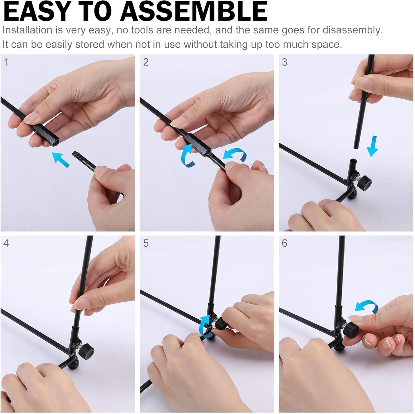 Metal Trash Bag Holder - Garbage Bag Holder Frame Holds 30-45 Gallon Bags-Multi-Use Outdoor Leaf Bag Stand for Yard Camping Garden Lawn Party Supplies (1 Pcs)