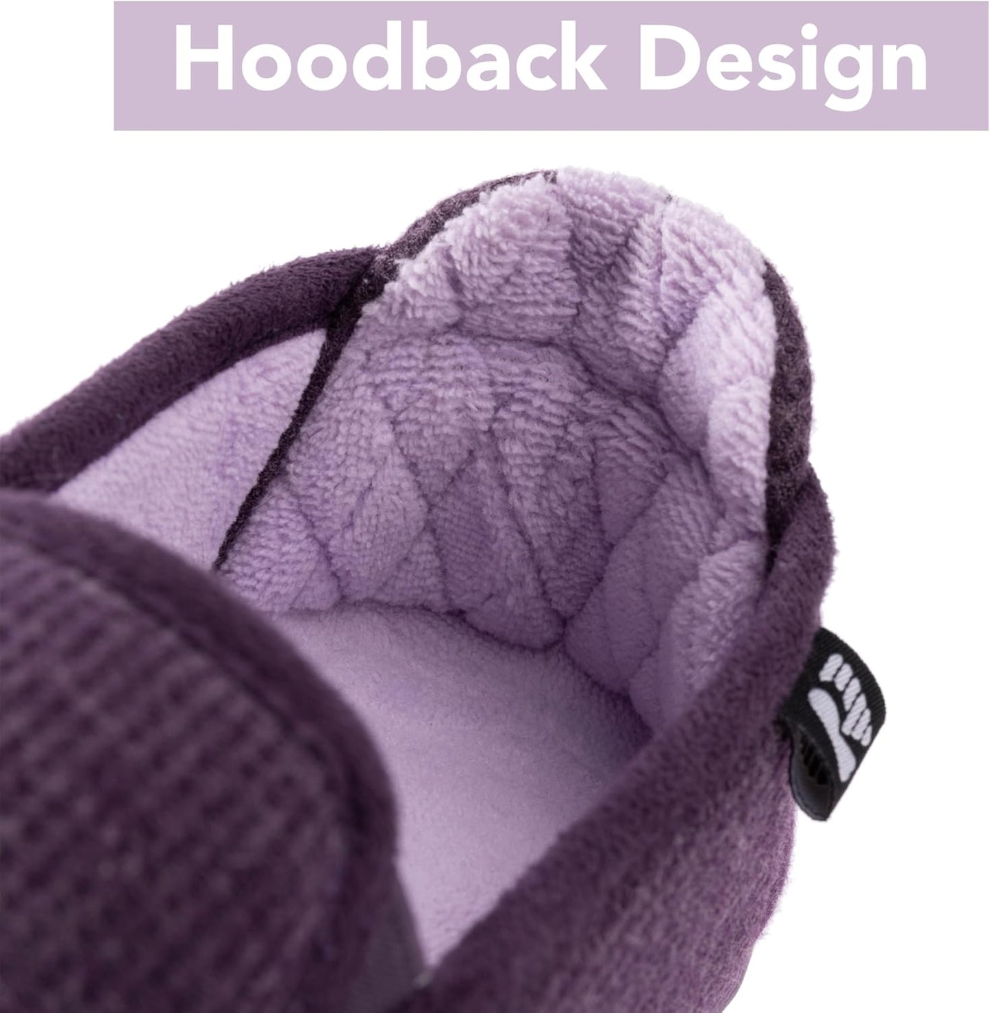 RockDove Women's Two-Tone Hoodback Slipper with Removable Insole