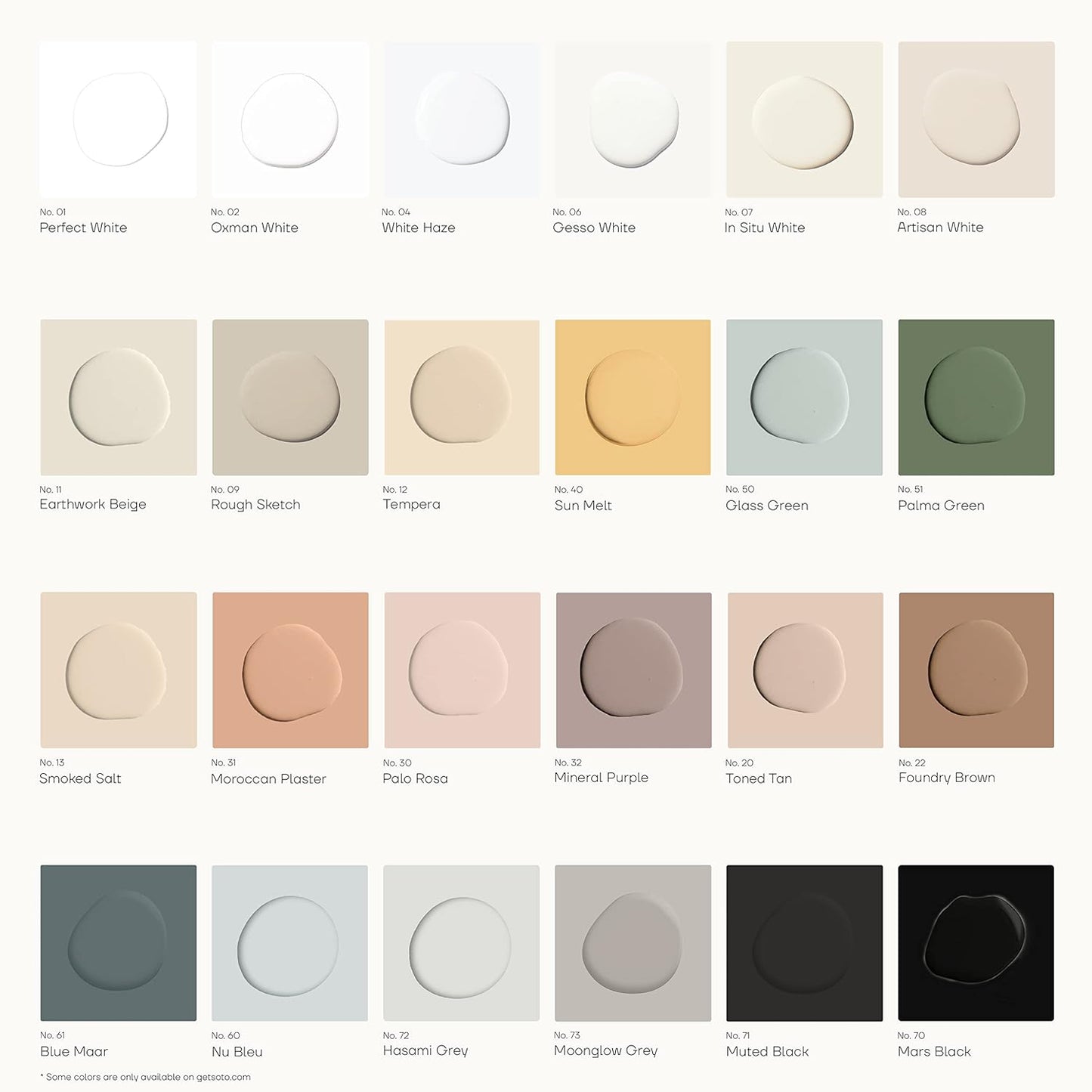 soto Off-White Paint Touch Up, Multi-Surface, Matte Finish (No. 12 Tempera) - 1.5 Ounces/45 Milliliters of Scratch Repair for Furniture, Walls, Cabinets, Trim, Doors, Indoor/Outdoor