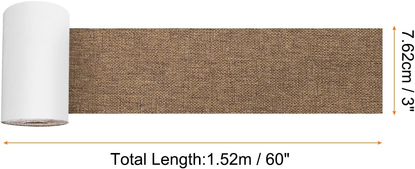 Repair Patches Repair Tape Self-Adhesive DIY Repair Patch Linen Gear Patch for Sofa, Furniture, Chair, Clothing,Tents,3x60 Inch,Dark Grey
