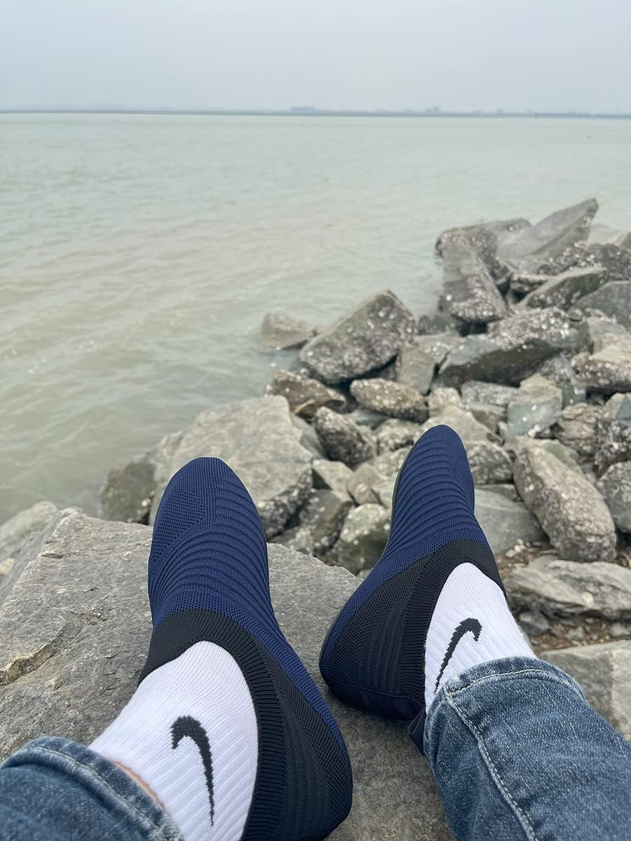 Adult Indoor House Slippers Socks Lightweight Non Slip Grip House Home Shoes for Women Men