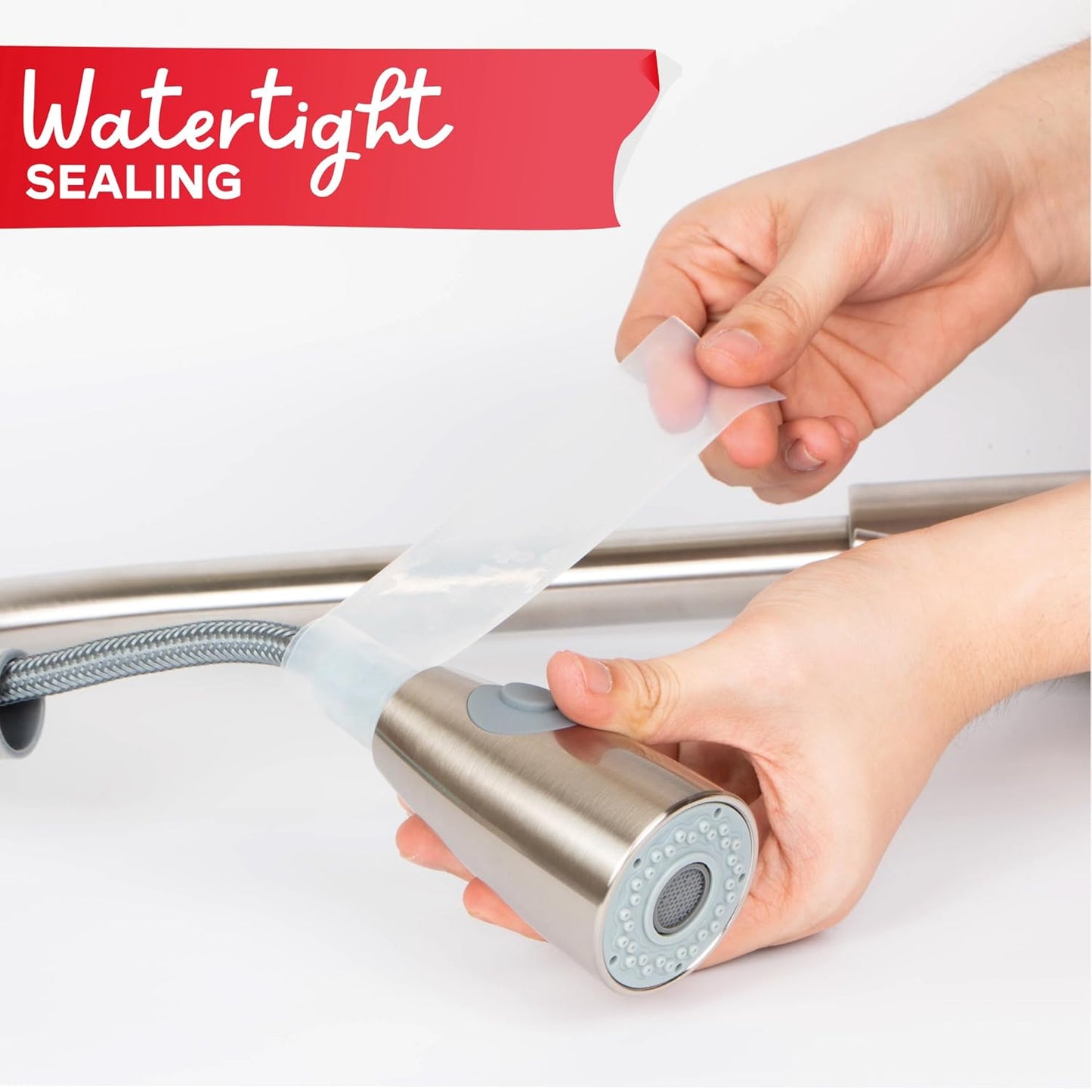 XFasten Self-fusing Silicone Tape Pro, Clear, 1.5-Inch x 15-Feet, 30mils Extreme Silicone Repair Pipe Tape for Electrical, Radiator Hose, Garden Hose, Coax Plumbers Water Seal and Stretch Tape