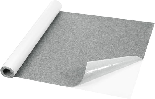 Repair Patches Repair Tape Self-Adhesive DIY Repair Patch Linen Gear Patch for Sofa, Furniture, Chair, Clothing,Tents,17x79 Inch,Grey