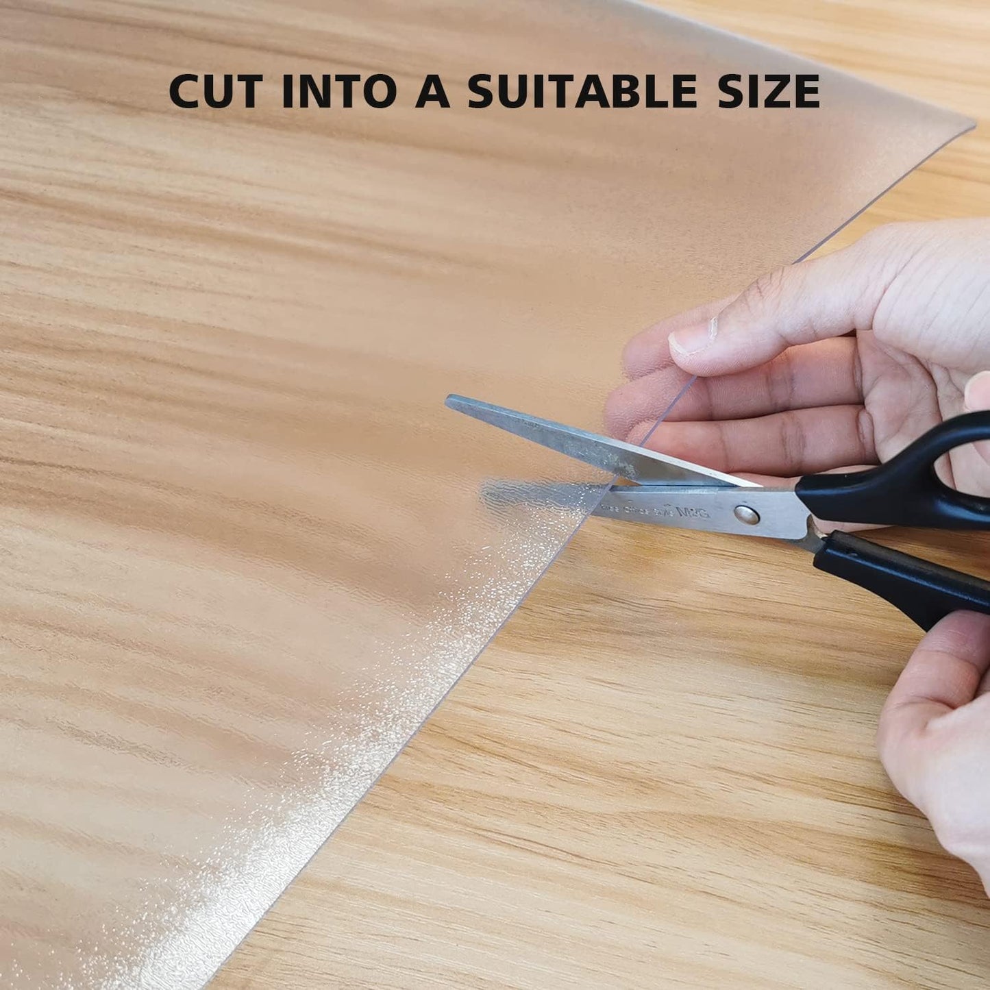 Clear Chair Mat, 3'×5'Floor Mats for Home, Durable Non-Slip Hard Floor Protector, PVC Waterproof Floor Protetor for Kitchen, Bedroom, Pet Litter Mat