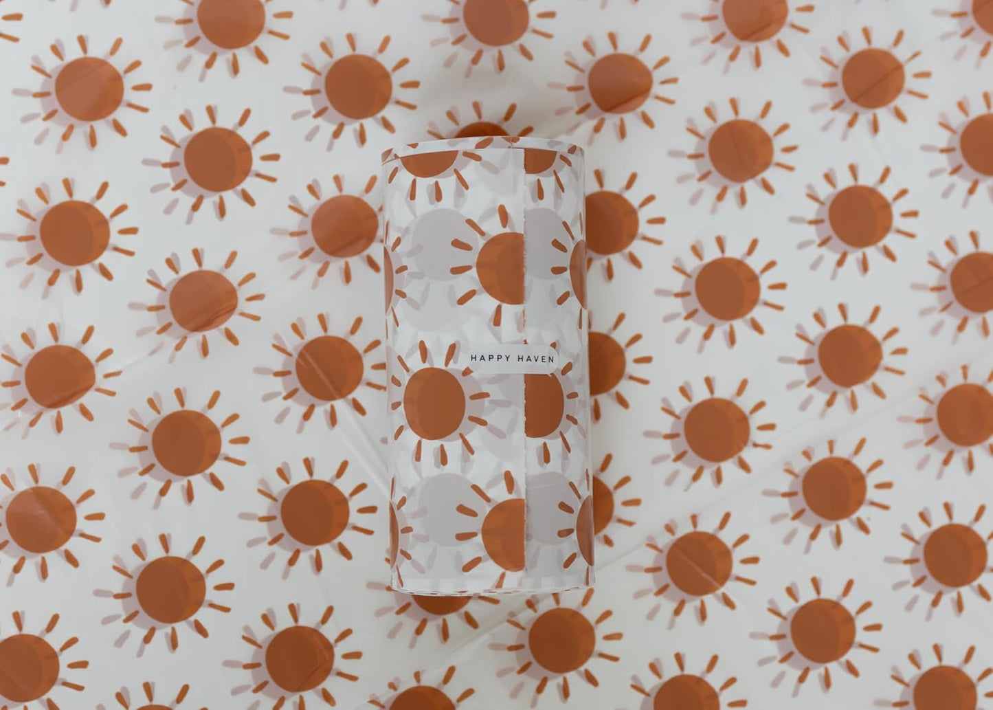 Happy Haven Bathroom Trash Bags for 2,3,4 Gallon Trash Can, Small Garbage Bags - Bedroom & Bathroom, Decorative Cute Wastebasket Liner - 50 Count (Sunshine Sublime)