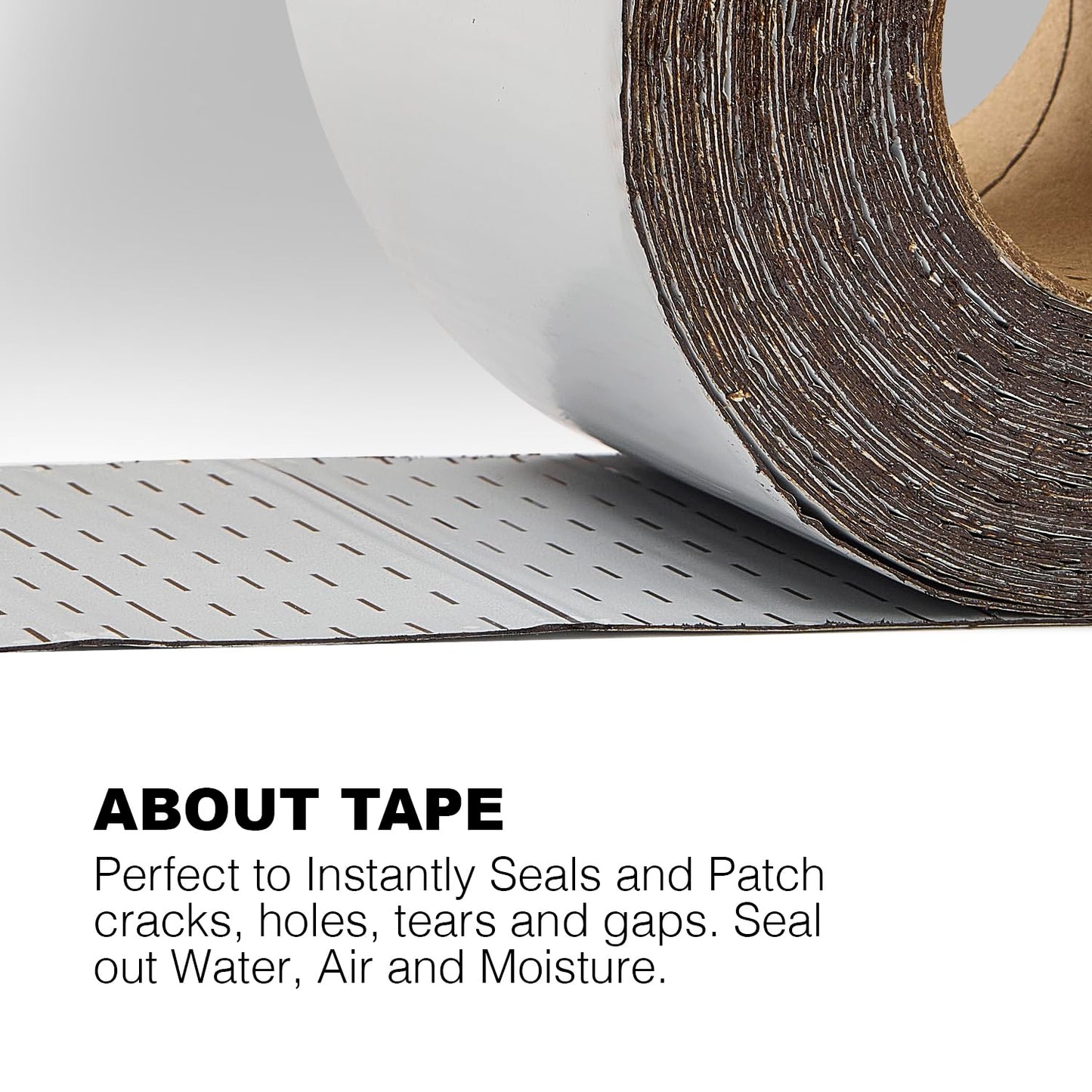 White RV Roof Sealant Tape, 2" x 10' Waterproof Repair Seal Tape – Extra Thick, UV-Resistant, Weatherproof Patch for Permanent Leak Sealing on RVs, Trailers, and Mobile Homes
