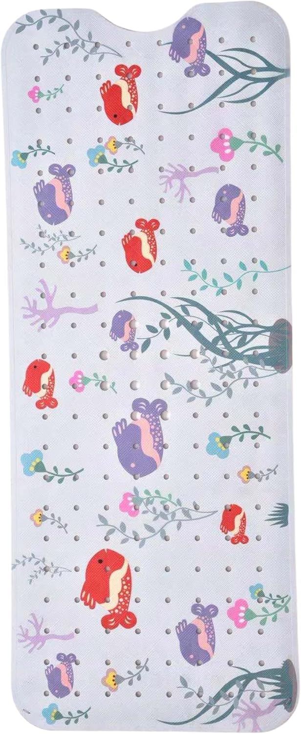 Kids Non Slip Bath Mat - Baby Bath Mat Non Slip - Bath Tub Mat Kids - Bathtub Mat Non Slip Baby - Baby Tub Mat - Baby Bath Mat for Tub - Anti Slip Shower Mat Kids - Bath Mat Toddler (Bath Aquarium)
