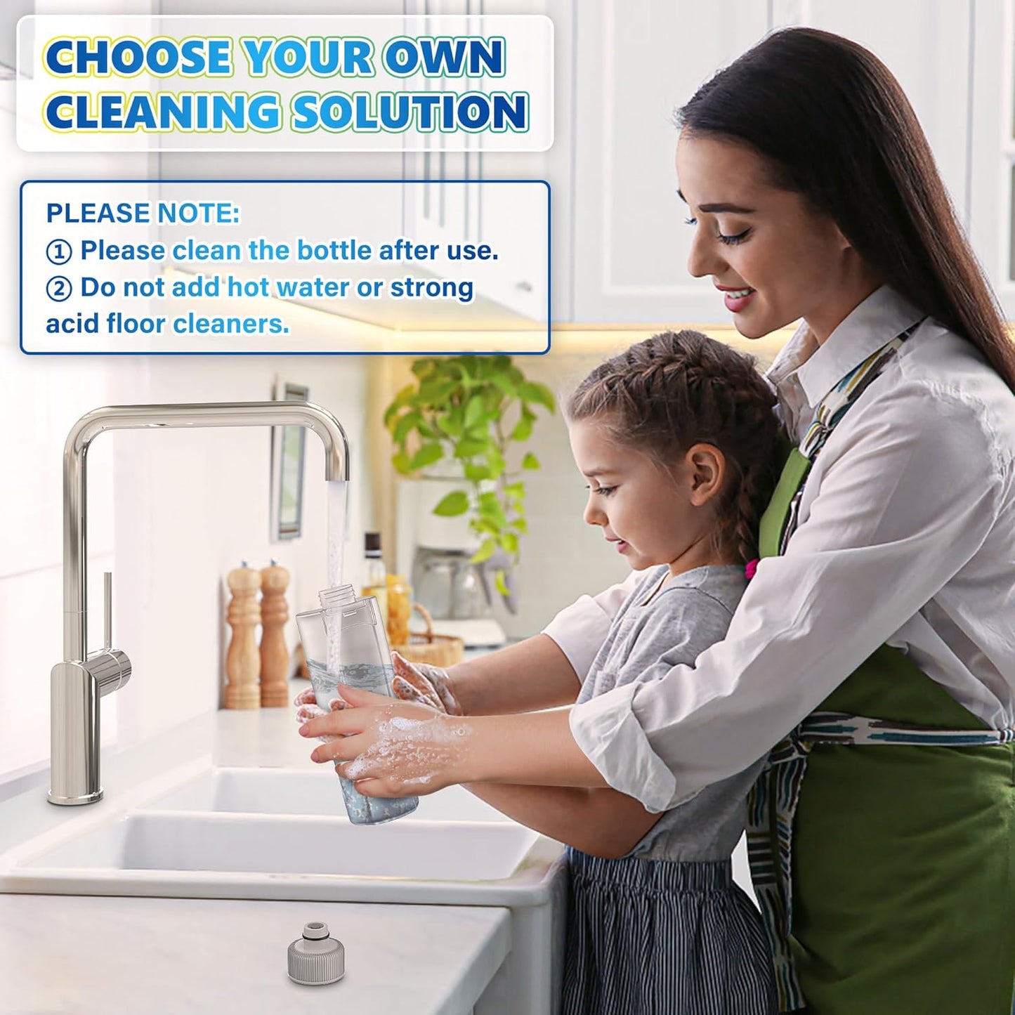 Microfiber Spray Mops for Hardwood Floor Cleaning - MEXERRIS Wet Jet Mops Dry Dust Mop with 3X Washable Pads fit for Swiffer Powermop Floor Mop Flat Mops for Wood Laminate Tile Vinyl Floor Cleaning