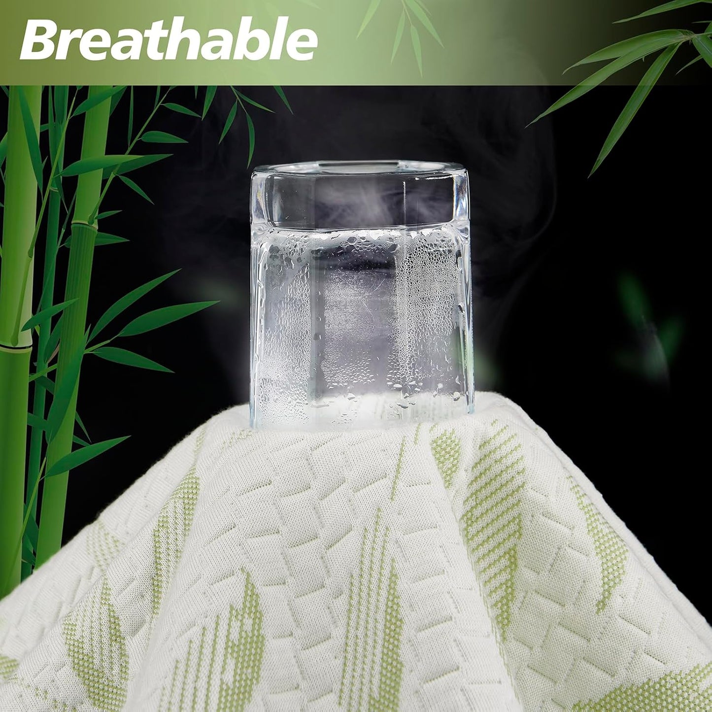 Twin XL Mattress Protector Waterproof Mattress Pad Washable Bamboo Rayon Mattress Cover Breathable Noiseless Bed Protector 5" - 21'' Elastic Fitted Deep Pocket