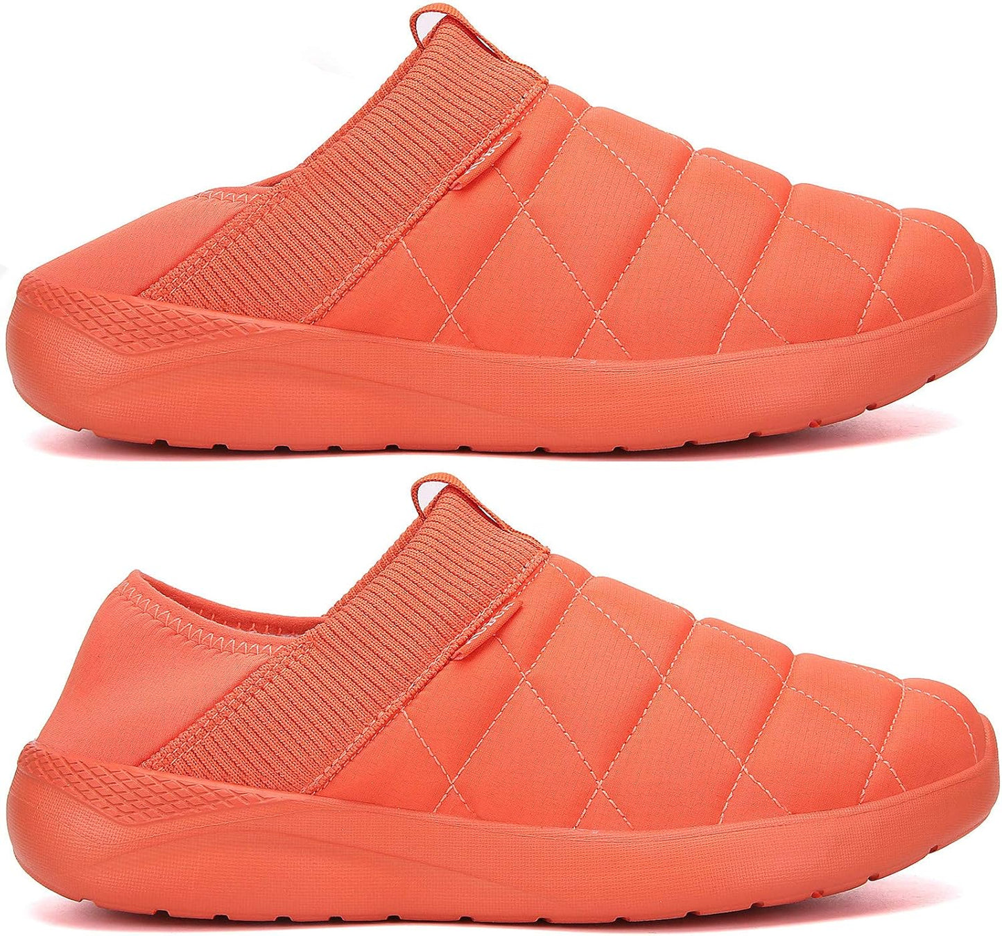 KUBUA Slippers for Men and Womens Indoor House Shoes Plush Slip on Outdoor Garden Loafers