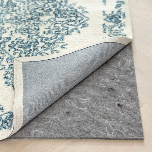 RUGPADUSA - Dual Surface - 6' Square - 1/8" Thick - Felt + Rubber - Non-Slip Backing Rug Pad - Adds Low-Profile Comfort and Protection