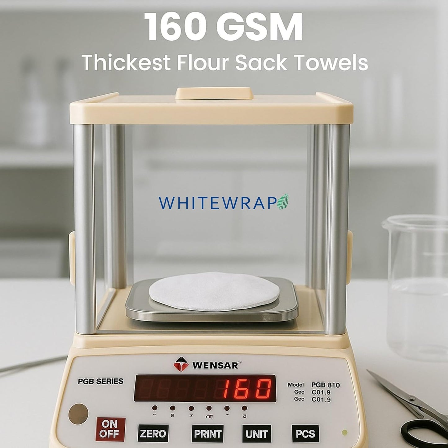 Flour Sack Towels| Tea Towel for Crafts| Kitchen Dish Cotton Blank Towel for Embroidery|Baking Bread Proofing Linen Cover| Thick Absorbent Quick Dry| 12 Pack 28"x28" White