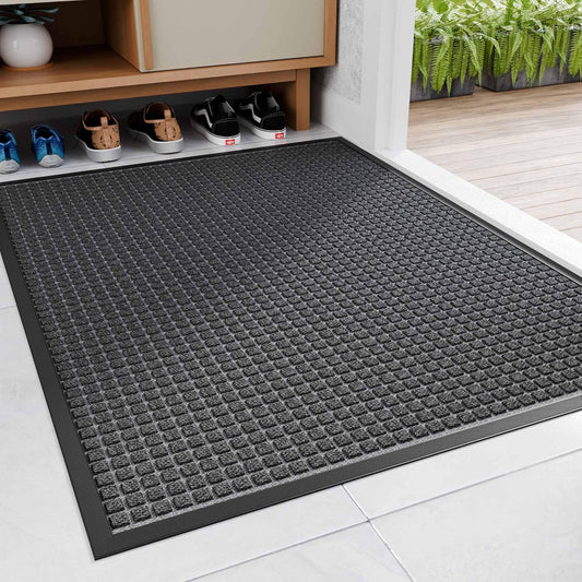 Amyracel Welcome Mat Indoor Door Mat, 36"x60" All Season Weather Outside Door Mat, Heavy Duty Outdoor Mats for Entry Floor, Stain and Fade Resistant, Low Pile Entry Mats for Inside Floor