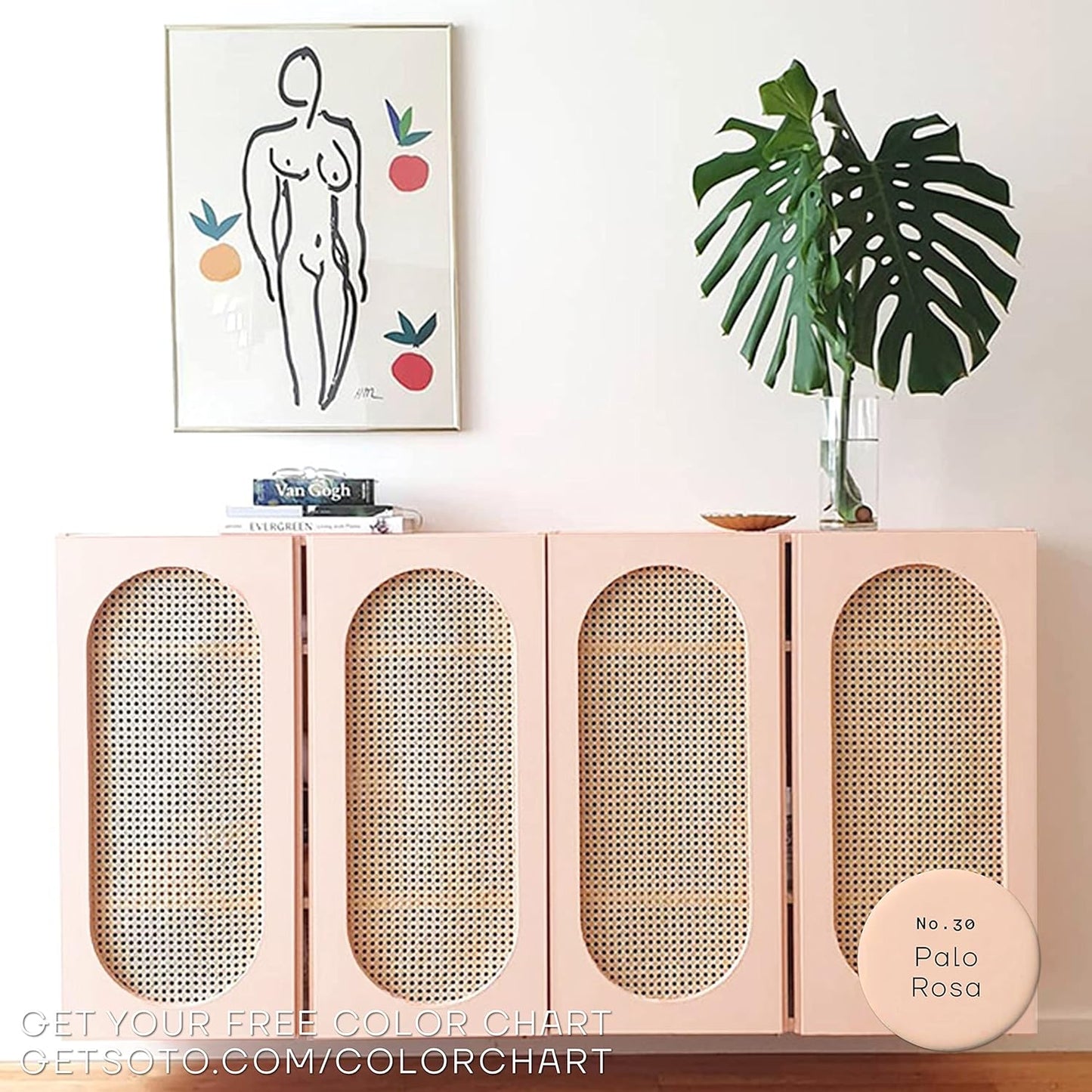 soto Pink Paint Touch Up, Multi-Surface, Matte Finish (No. 30 Palo Rosa) - 1.5 Ounces/45 Milliliters of Scratch Repair for Furniture, Walls, Cabinets, Trim, Doors, Indoor/Outdoor