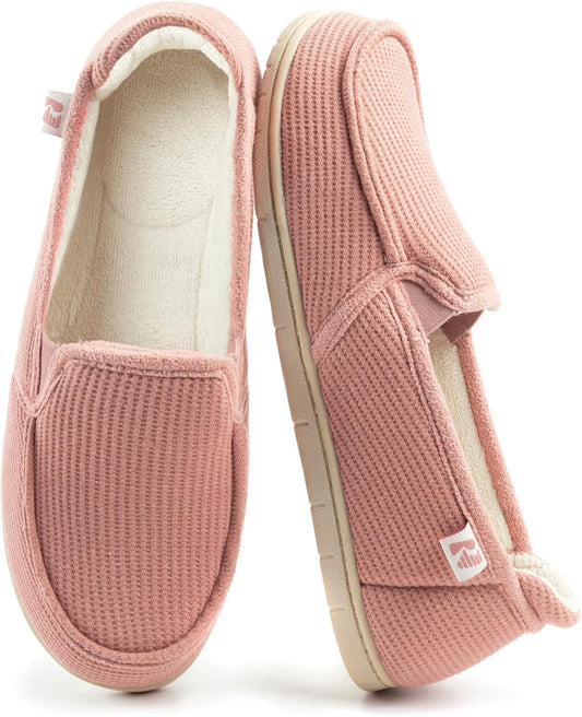 RockDove Women's Two-Tone Hoodback Slipper with Removable Insole