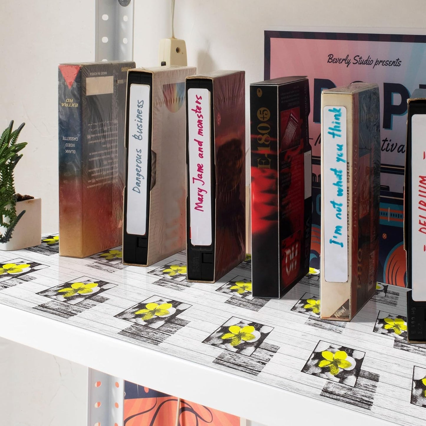 Non Adhesive Shelf Liner 12" W x 360" L Pantry Liner for Shelves Cupboard Liner Kitchen Cabinet Cover Easy to Trim