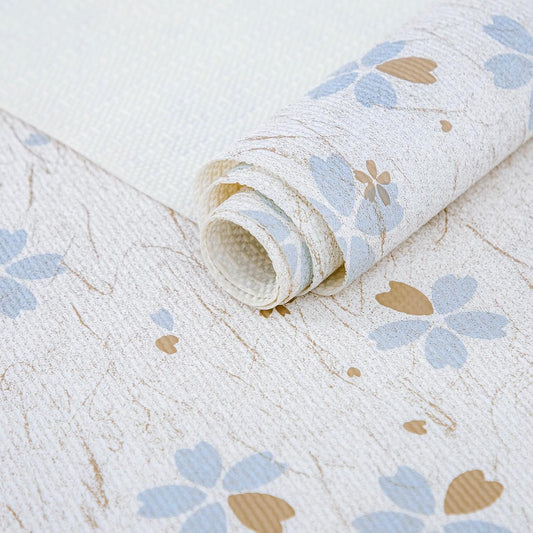 Cabinet Liners 5Rolls 18 x 96 Inch Wide Non Adhesive Kitchen Drawer Liner, Waterproof Shelf Liner Durable Anti-Slip for Kitchen Cabinets Shelf Liner Oil-Proof