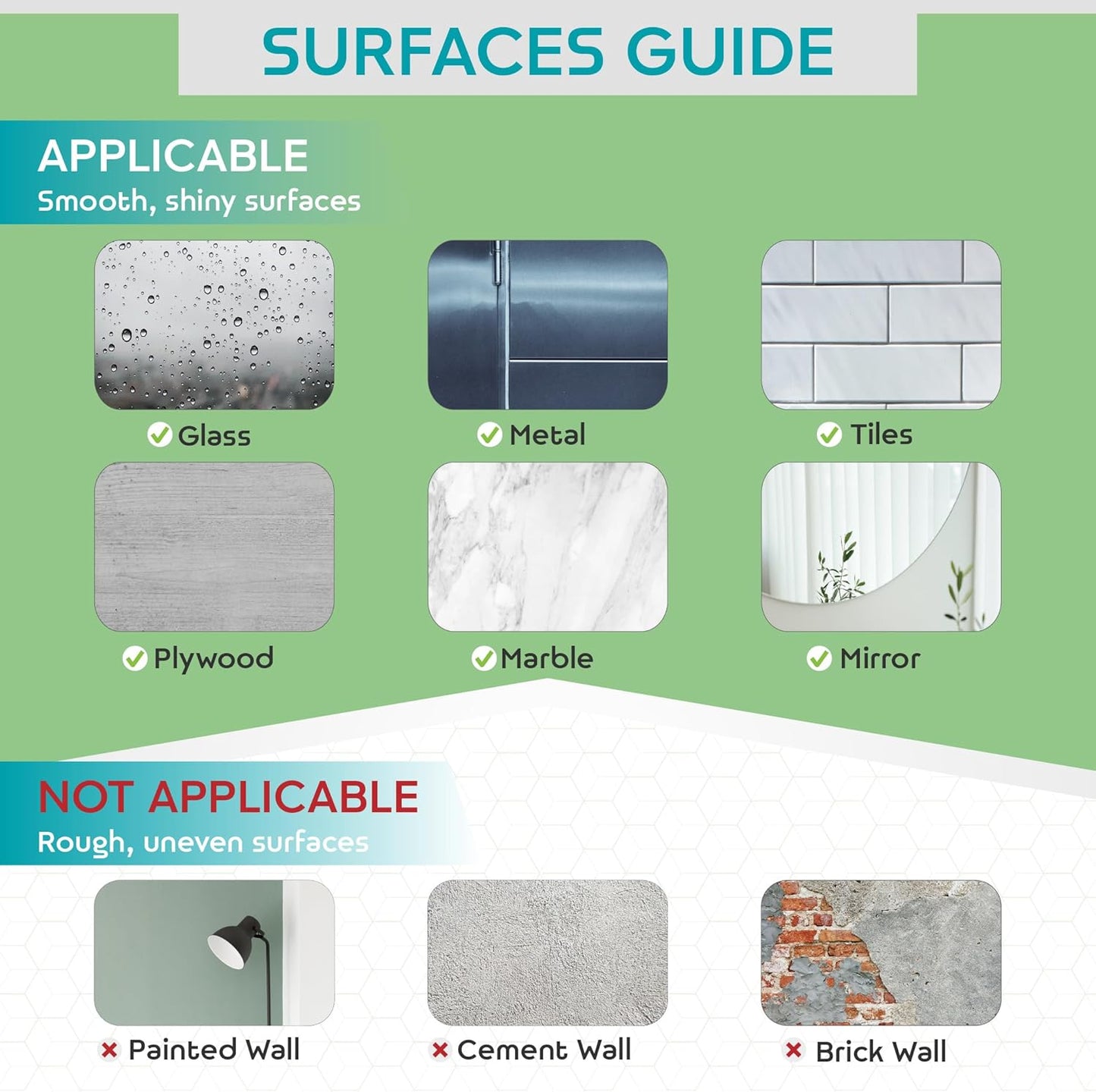 Hook LAB Self-Adhesive Shower Razor Holder, 2-Pack, Removable & Reusable Waterproof Hooks, for Towels, Bath Accessories, Kitchen & Bathroom Use - Black