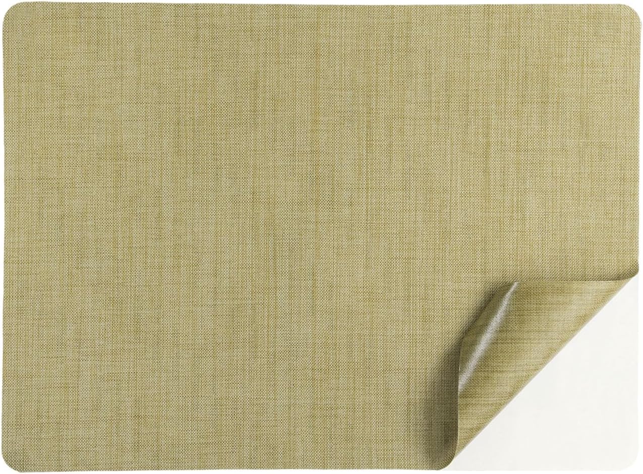 PATIKIL Linen Repair Patch, 8 x 11 Inch Self-Adhesive Linen Fabric Repair Patches for Sofa Couch Clothes Handbag Tents Car Seats Furniture, Camel