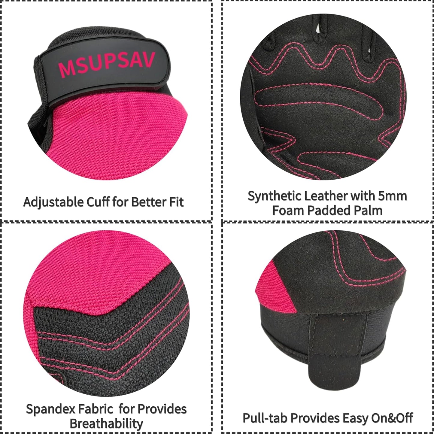 Thorn Proof&Puncture Resistant Gardening Gloves with Grip,Garden Gloves for Women, Leather Work Gloves,Gifts