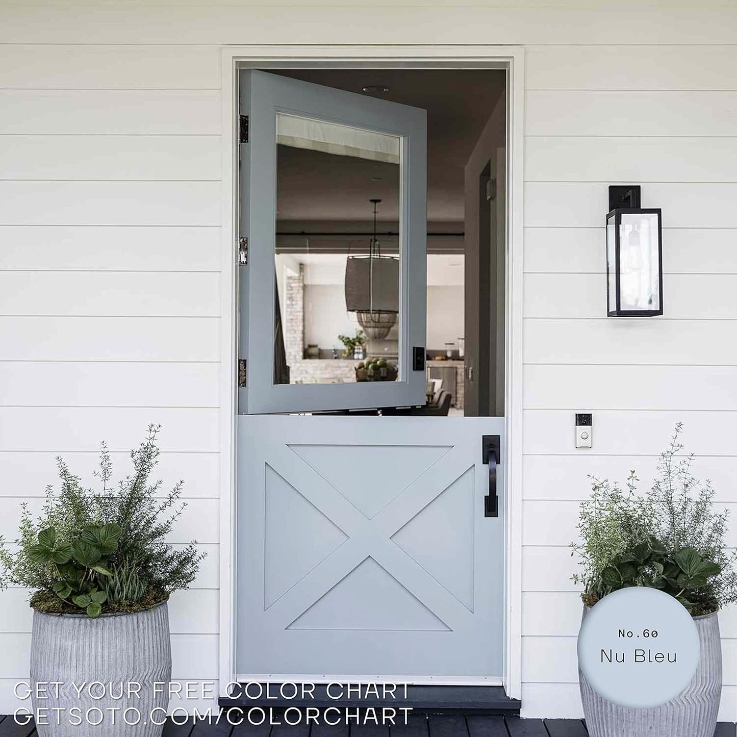 soto Blue Paint Touch Up, Multi-Surface, Matte Finish (No. 60 Nu Bleu) - 1.5 Ounces/45 Milliliters of Scratch Repair for Furniture, Walls, Cabinets, Trim, Doors, Indoor/Outdoor