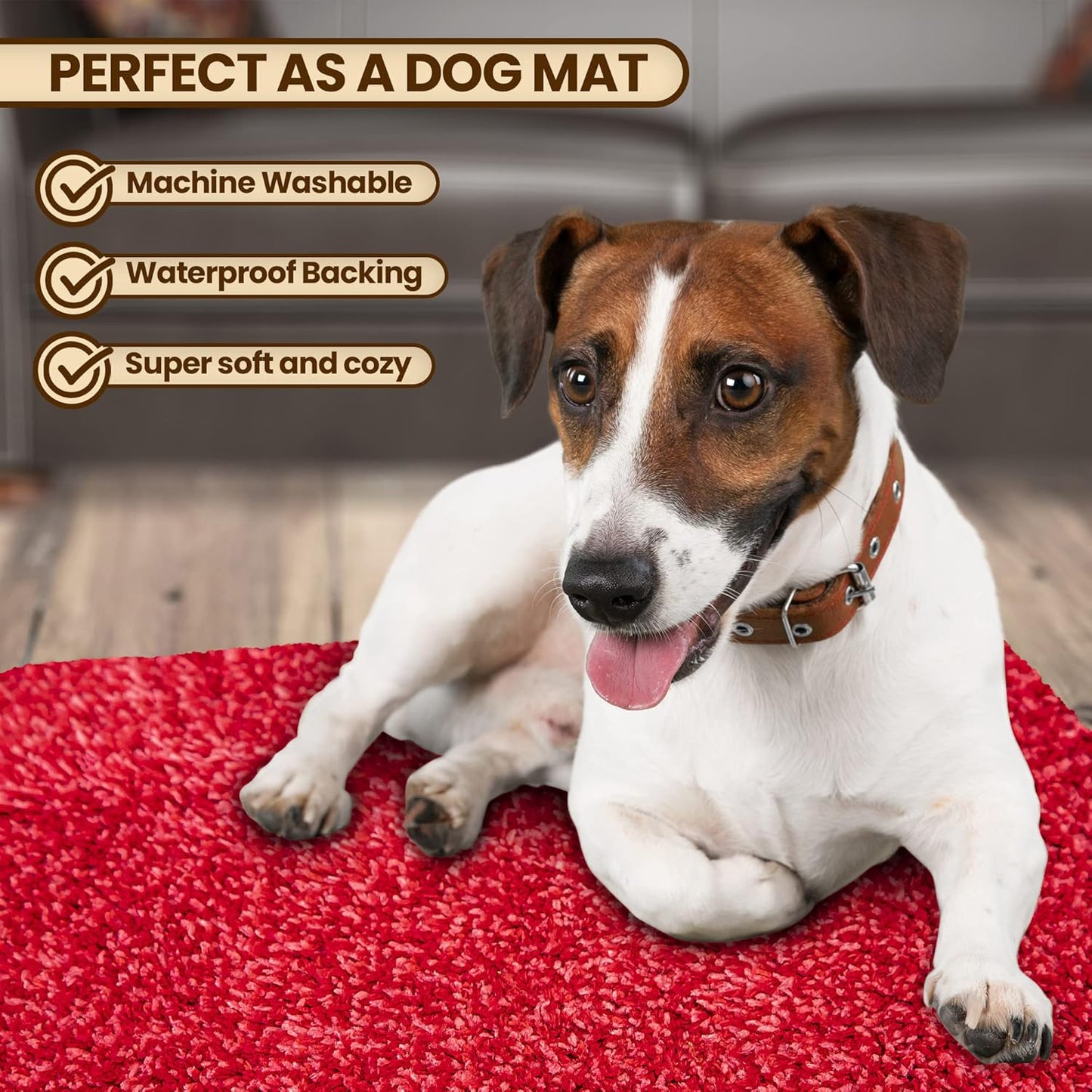 Premium Microfiber Indoor Door Mat – 36"x72" Washable Entry Mat, Non-Slip, Waterproof Backing, Super Absorbent, Low Profile Entryway Doormat for Indoor Entrance