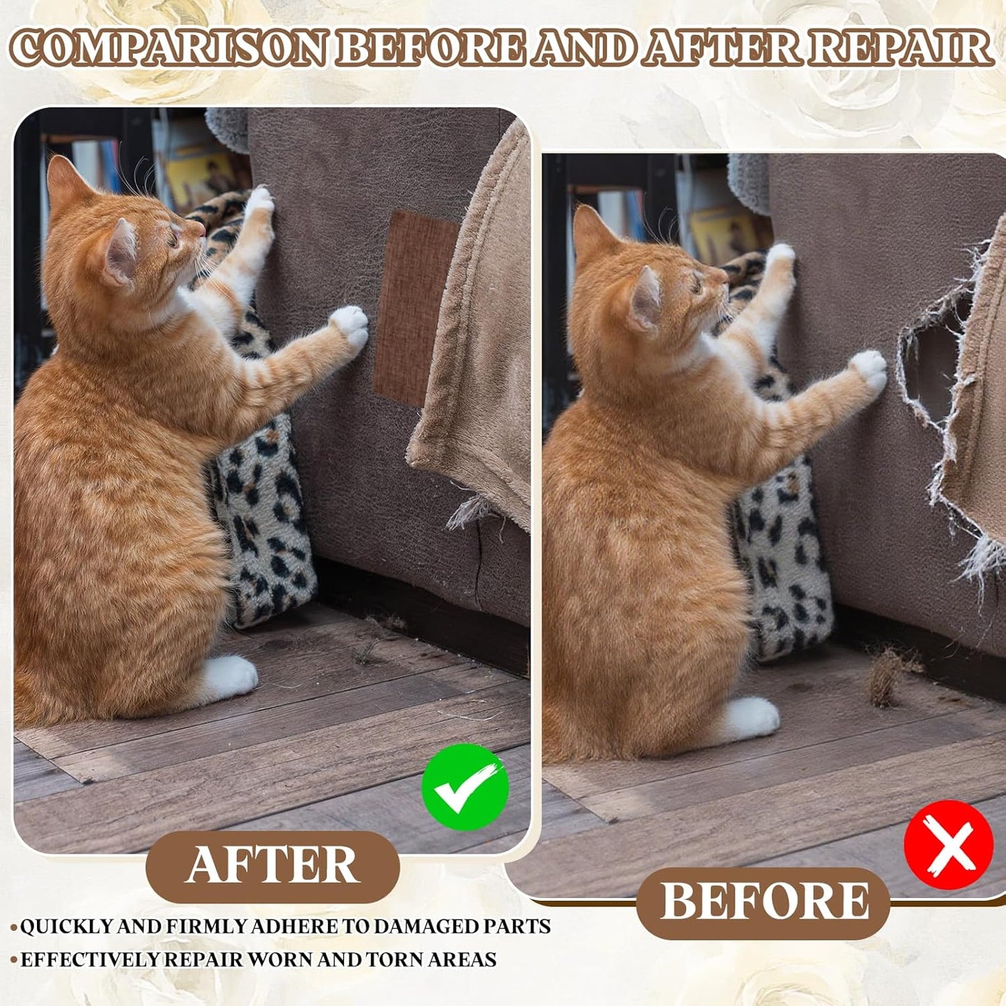 PATIKIL Linen Repair Patch, 8 x 11 Inch Self-Adhesive Linen Fabric Repair Patches for Sofa Couch Clothes Handbag Tents Car Seats Furniture, Medium Gray