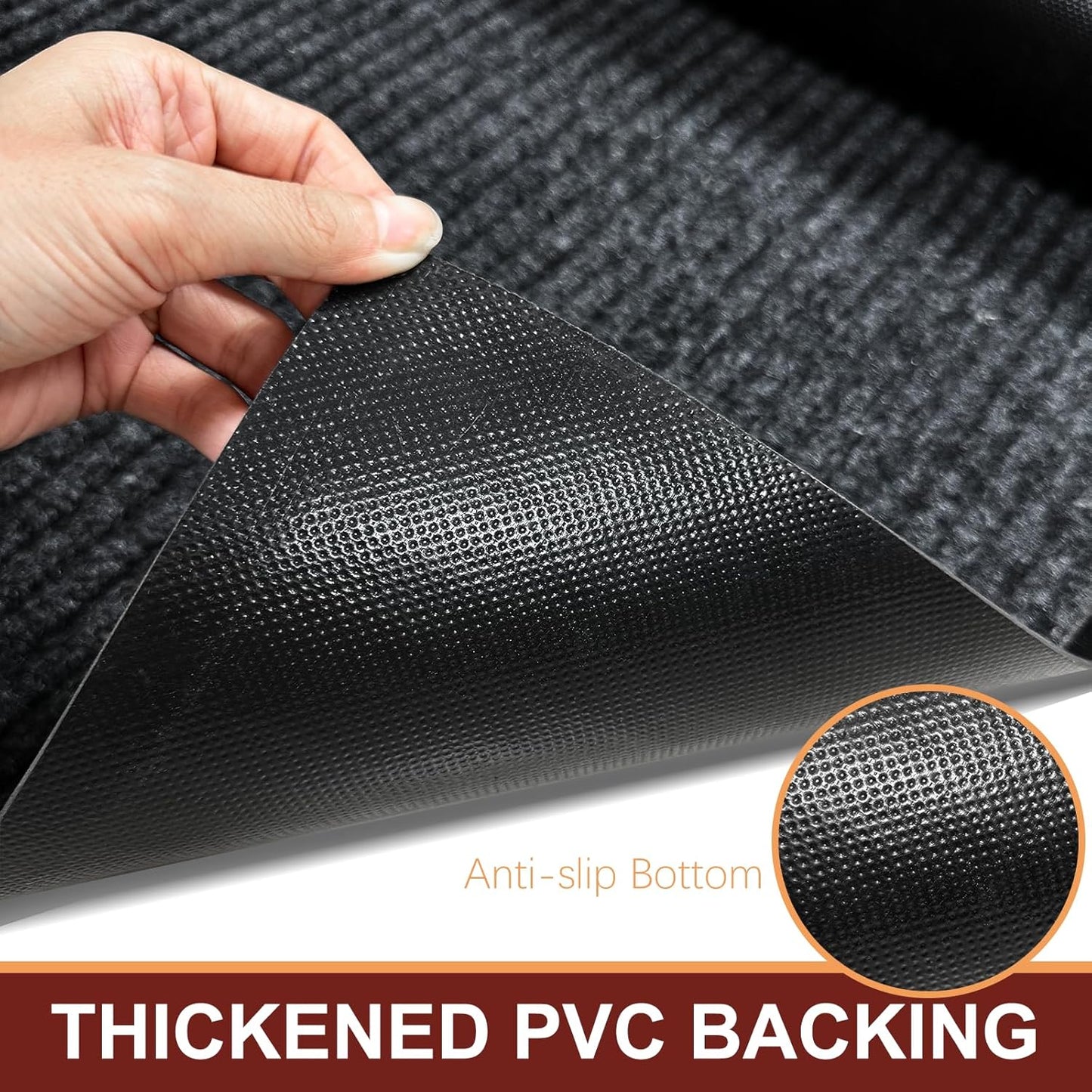 Vicwe Indoor Outdoor Door Mat, 3'x6' Heavy Duty Front Door Mat, Non-Slip Washable Doormats Entrance Mats, Dirt Resistant and Absorbent Doormat, Commercial Outdoor Entrance Floor Mat for Home Office