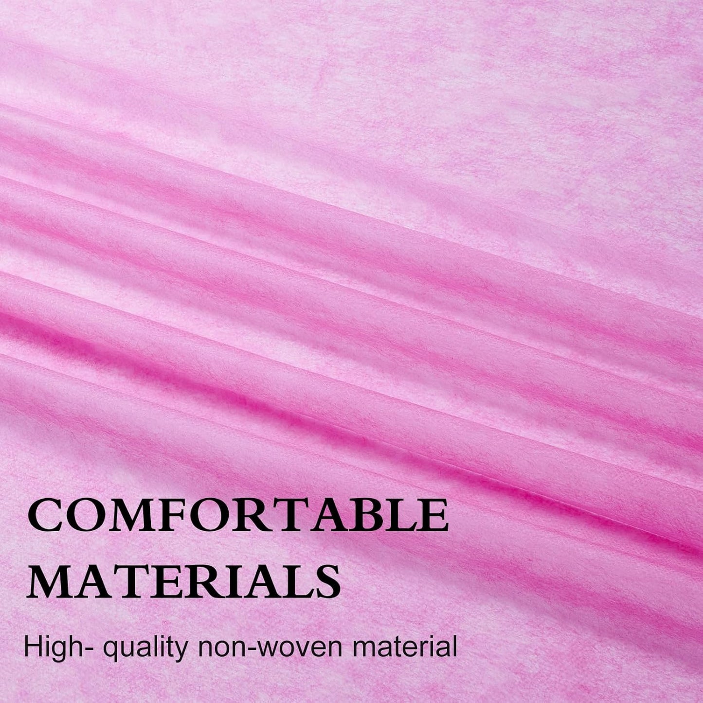 100 Pack Disposable Bed Sheets – 31.5 x 71 in Waterproof Non-woven Sheets for Massage, Spa, Tattoo & Salon Tables (Pink)