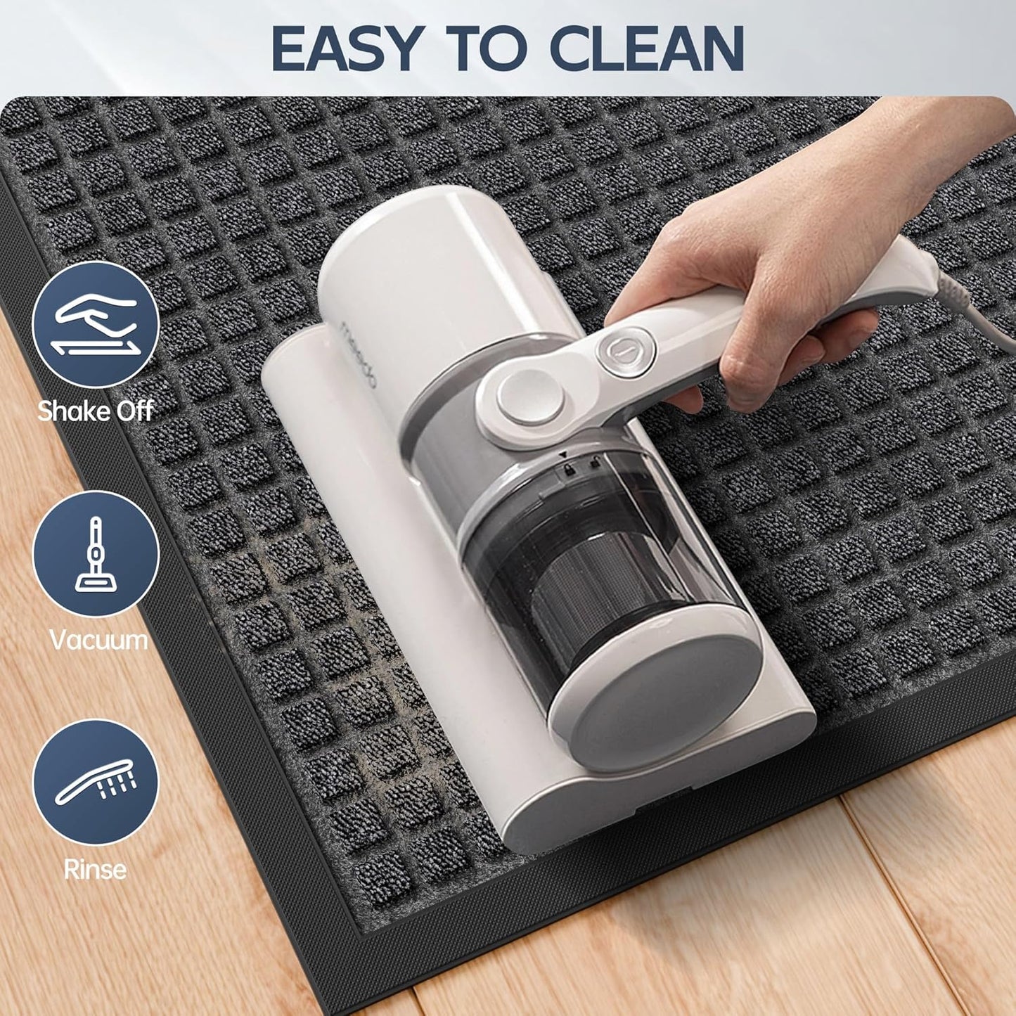 Amyracel Welcome Mat Indoor Door Mat, 36"x60" All Season Weather Outside Door Mat, Heavy Duty Outdoor Mats for Entry Floor, Stain and Fade Resistant, Low Pile Entry Mats for Inside Floor