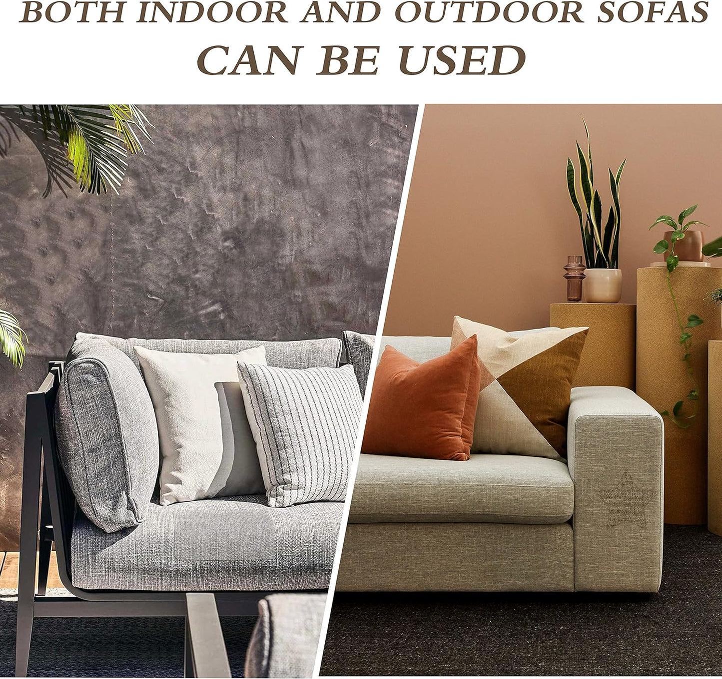 KING MOUNTAIN Self-Adhesive Coarse Linen Repair Patches, 8X11 inch, Multi Color, Can be Used for Linen Sofa Repair and Clothes Repair(8" x 11", Khaki)