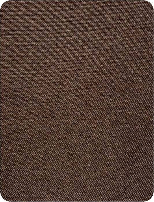 KING MOUNTAIN Coarse Linen Repair Patches, Self-Adhesive Linen Fabric Patches, 8X11 inch, Multi Color, Can be Used for Linen Sofa Repair and Linen Clothes Repair(8" x 11",Coffee Brown)