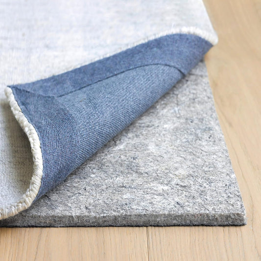 RUGPADUSA - Dual Surface - 9'x12' - 1/2" Thick - Felt + Rubber - Non-Slip Backing Rug Pad - Adds Comfort and Protection - for Hard Surface Floors