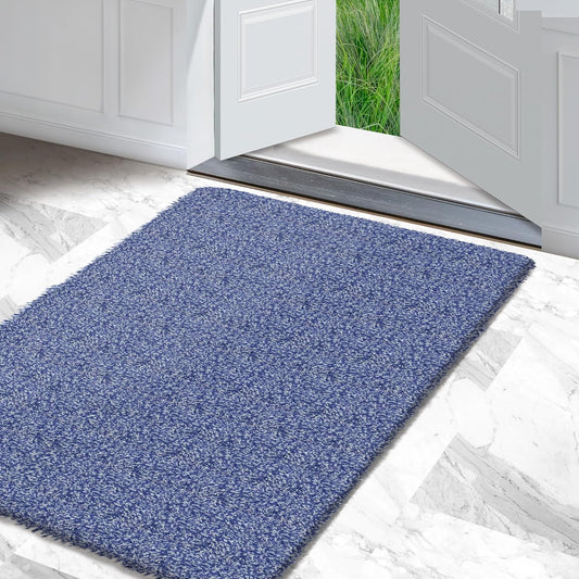 Premium Microfiber Indoor Door Mat – 36"x60" Washable Entry Mat, Non-Slip, Waterproof Backing, Super Absorbent, Low Profile Entryway Doormat for Indoor Entrance