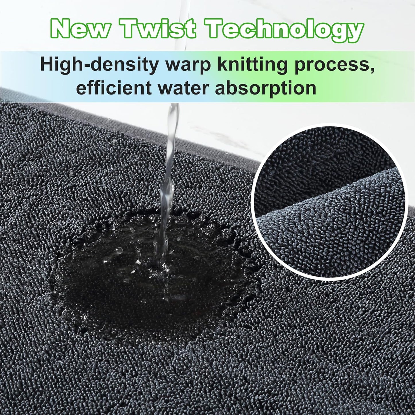 JOYMOOP Microfiber Towels for Cars, 3 Pack 35.4" x 23.6" Car Drying Towel, Dark Gray Reusable Car Towel, Quick Drying Car Microfiber Cleaning Cloth for RVs, SUVs, Trucks