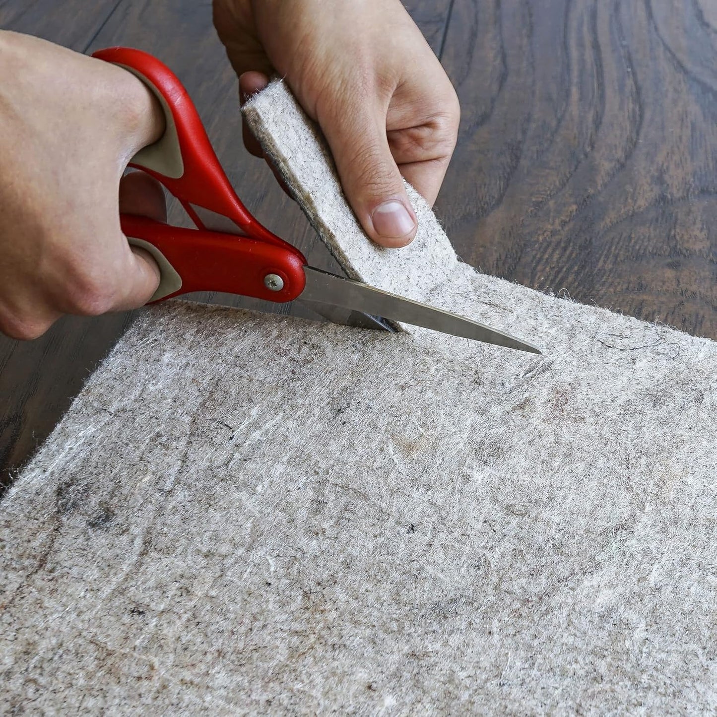 RUGPADUSA - Dual Surface - 9'10" x 13'10" - 1/8" Thick - Felt + Rubber - Non-Slip Backing Rug Pad - Adds Low-Profile Comfort and Protection